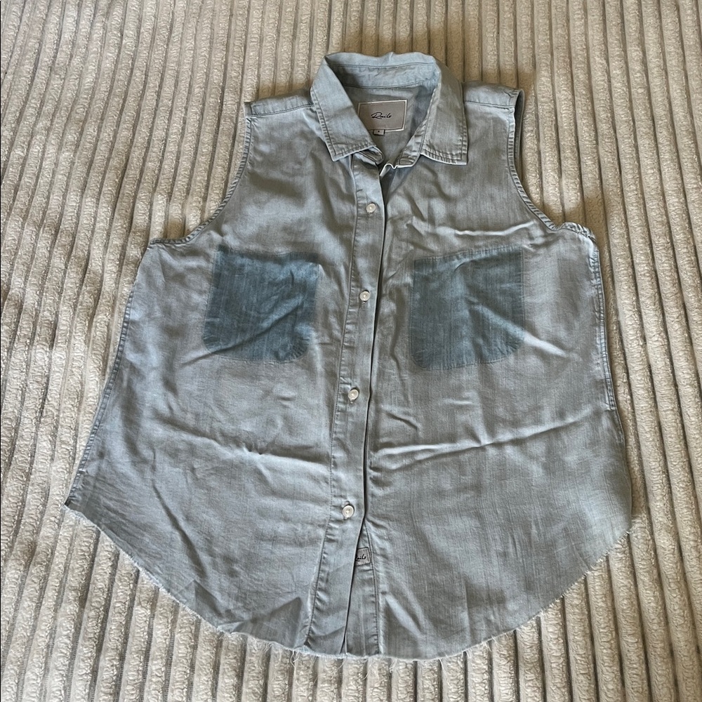 Rails Mila Cutoff Denim Shirt